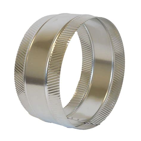 12 in flex and sheet metal duct splice connector|12 flex duct collar.